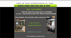 Desktop Screenshot of chefequipement76.net